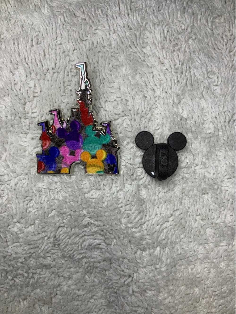 Hidden Disney Cinderella Castle Mickey Balloon Pin